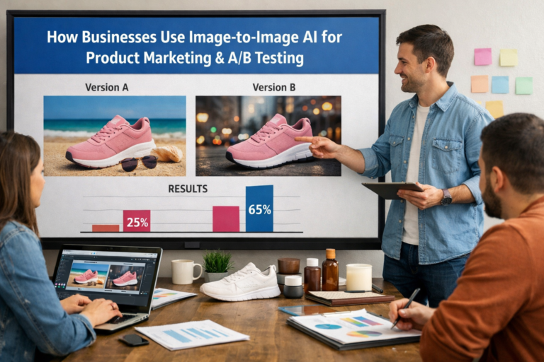 How Businesses Use Image to Image AI for Product Marketing & A/B Testing